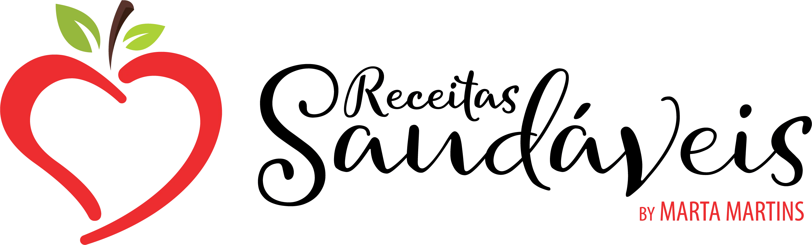 Receitas Saudáveis by Marta Martins Logo