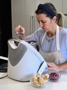 Preparação do Smoothie Bowl de Morango