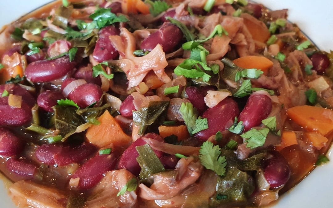 Caril de Grão de Bico e Legumes